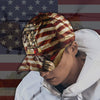 We Will Never Forget Biden Cap Patriot Day Printed Hat American Flag Pattern Patriotic Gifts HN