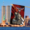 Honor The Fallen - Veterans House Flag - Red