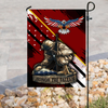 Honor The Fallen - Veterans House Flag - Red