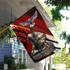 Honor The Fallen - Veterans House Flag - Red