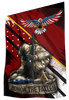 Honor The Fallen - Veterans House Flag - Red