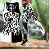 Black & White Dragon Tattoo Art Combo Tank + Legging HAC050502