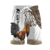 Rooster Clothing, Gift for Rooster lovers, Rooster Combo T Shirt Board Short 03, Rooster Men Beach Short Shirt Combo