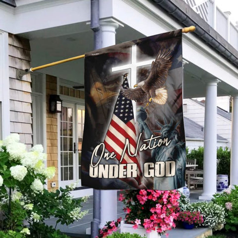 One Nation Under God America Flag TM