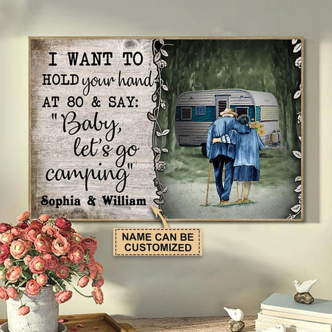 Baby Let's Go Camping Poster