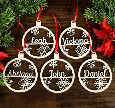 Personalized Christmas Ornament Custom Name Ornament Christmas Gift Ornament 2022 HT