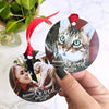 Pet Memorial Photo Ornament Pet Sympathy Gift Pet Remembrance Memorial Ornaments Dog loss Keepsake Pet loss Gift Rainbow Bridge HT