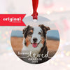 Pet Memorial Photo Ornament Pet Sympathy Gift Pet Remembrance Memorial Ornaments Dog loss Keepsake Pet loss Gift Rainbow Bridge HT