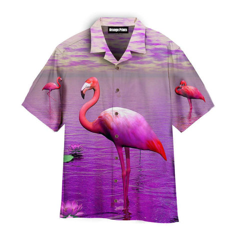 Pink Flamingo Hawaiian Shirt Summer Beach Clothes Outfit For Men Women ND