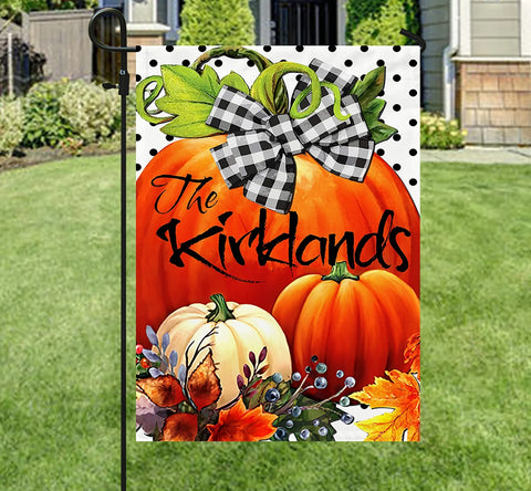 Thanksgiving Pumpkin Double Sided Garden Flag For Outdoor Yard Decoration Home Decor ND