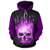 Skull Pancreatic Cancer Skull 03 Hoodie