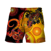 Men Shorts Aboriginal Australia Indigenous Lizards and the Sun shirts for men and women