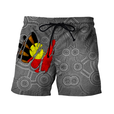 Men Shorts Aboriginal Australia In my heart Indigenous Painting Art 3D shirts