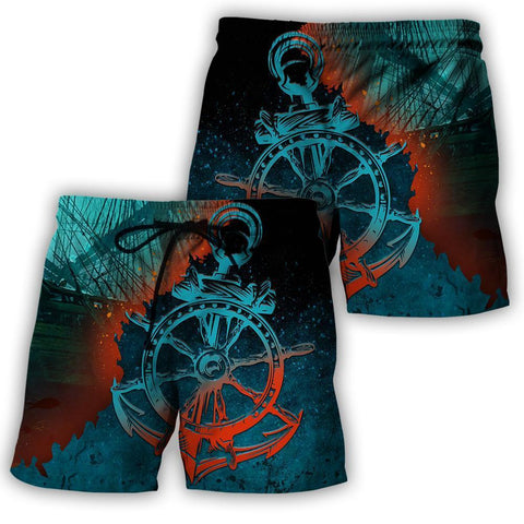 Men Fishing Short Shrimp on the helm 3D all over printing shirts for men and women