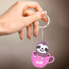 Animal Sloth Key Chain