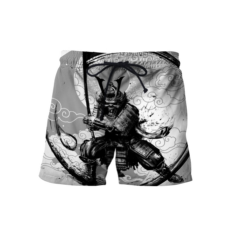 Premium Unisex 3D Printed Samurai shorts MEI