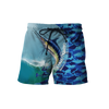 Custom name Marlin Fishing Camo 3D Design print shirts