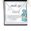 Grandmother Necklace: Gift For Mother's Day Grandmother Of A Superhero, Meaningful Message Card HN