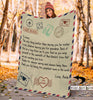 To Mother Personalized Sherpa Blanket TEEA