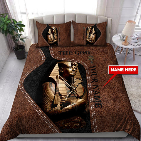 Egypt Bedding Set Custom name Pharaoh The God Ancient Egypt Bedding set