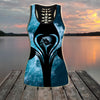 Women Tank top Leggings Mahi-mahi fishing gear blue ocean Combo Legging + Tank
