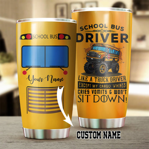 School Bus Driver Tumbler TXX
