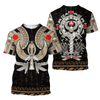 Ancient Egypt ver2 Painting Pattern 3D Tattoo Combo T-Shirt Short