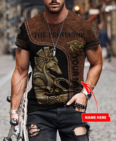 Egyptian Shirt Custom name Anubis The God Ancient Egypt 3D design print shirts
