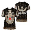 Ancient Egypt ver1 Painting Pattern 3D Tattoo Combo T-Shirt Short