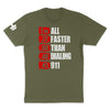 All Faster Than 911 Mens Apparel, patriot shirt, patriot day shirt
