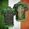 The Celtic Cross Harp Irish Proud Hawaiian Shirt St Patrick's Day Clothes HT