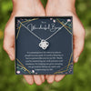 To A Wonderful Boss Love Knot Message Card Necklace, Boss Day Message, Boss Day Gift Ideas, Boss Lady Gift