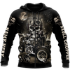 Men Racing Hoodie Black Customize Name Motorcycle Racing 3D All Over Printed Unisex Shirts Skull Chopper
