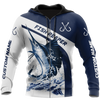 Custom name sailfish fishing design 3d print shirts