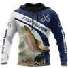 Custom name Rainbow Trout fishing design 3d print shirts