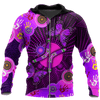Aboriginal Naidoc Week 2021 Purple Butterflies 3D All Over Printed Shirts