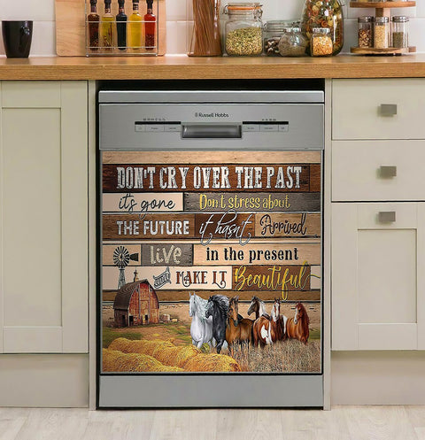 Horse Do Not Cry Decor Kitchen Dishwasher Cover