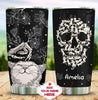 Skull Tumbler Coffee Cup Best Halloween Gift HN