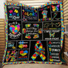 Autism Awareness Blanket Quilt