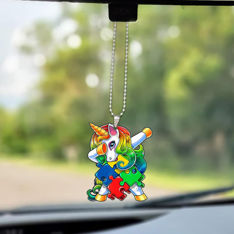 Autism Unicorn Ornament