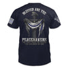 Blessed Are The Peacemakers American Patriot Shirt Black Thin Blue Line Shirt