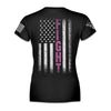 American Flag Shirt Breast Cancer Awareness