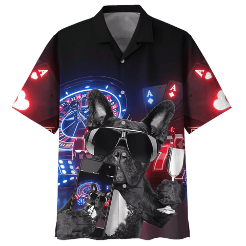 FRENCH BULLDOG HAWAIIAN SHIRT 244921