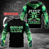 Men Tattoo Hoodie Black Green Premium Gaming Tattoo Personalized Name 3D Printed Unisex Shirts Pi03052101