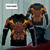 Men Samurai Hoodie Premium 3D Printed Personalized Unisex Samurai Shirts No1 MEI