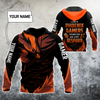 Men Tattoo Hoodie Black Yellow Premium Phoenix Gamers Tattoo Personalized Name 3D Printed Unisex Shirts SN03052101