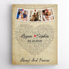 Always And Forever Canvas Personalized Couple Gift Anniversary Gift HN