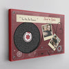 Custom Song Lyrics Cassette Tape Canvas Personalized Couple Gift Anniversary Gift HN