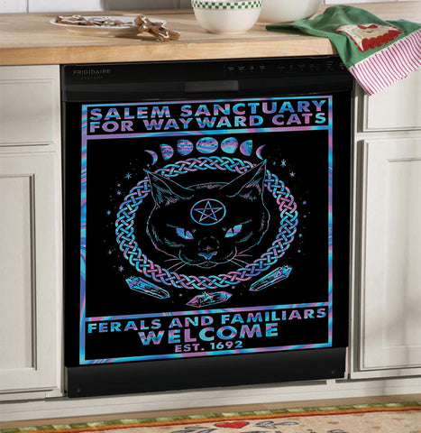 Salem sanctuary for wayward cats Doormat Halloween Gift Home Decor HT