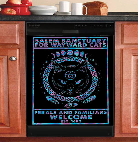 Salem sanctuary for wayward cats Doormat Halloween Gift Home Decor HT
